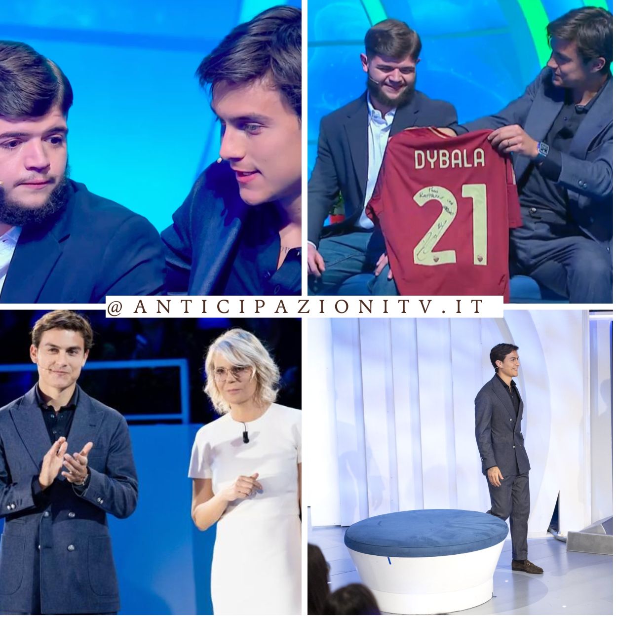 Paulo Dybala ospite di "C’è Posta per Te".