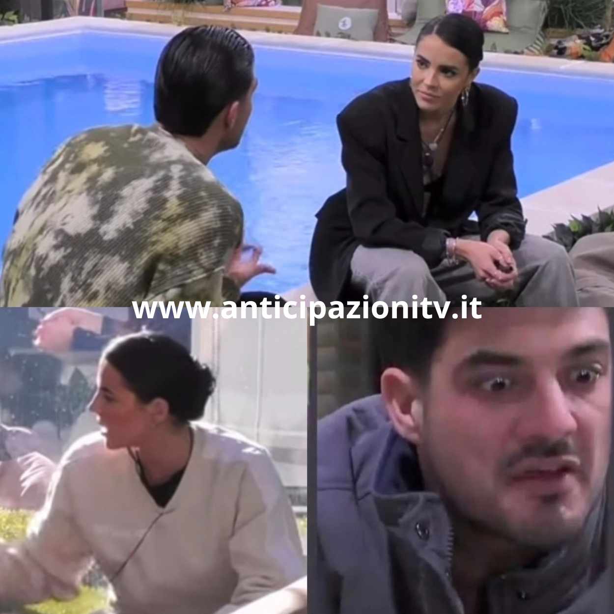 Lorenzo Spolverato e Shaila Gatta discutono al Grande Fratello.