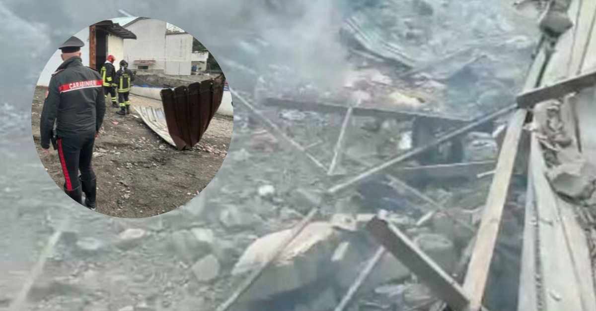 L'edificio in cui si fabbricavano fuochi d'artificio esploso ad Ercolano