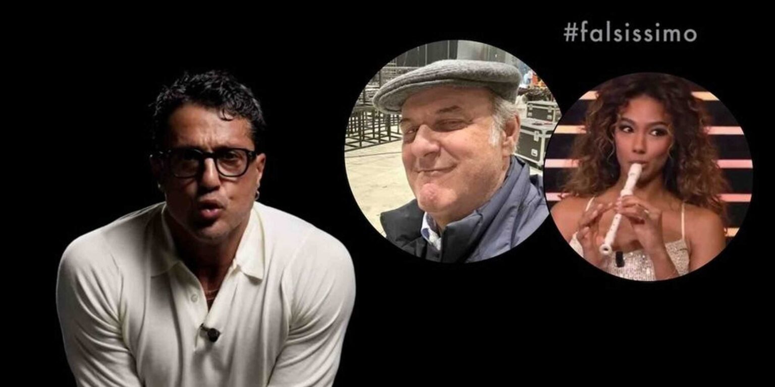 Corona Samira Lui Gerry Scotti Falsissimo