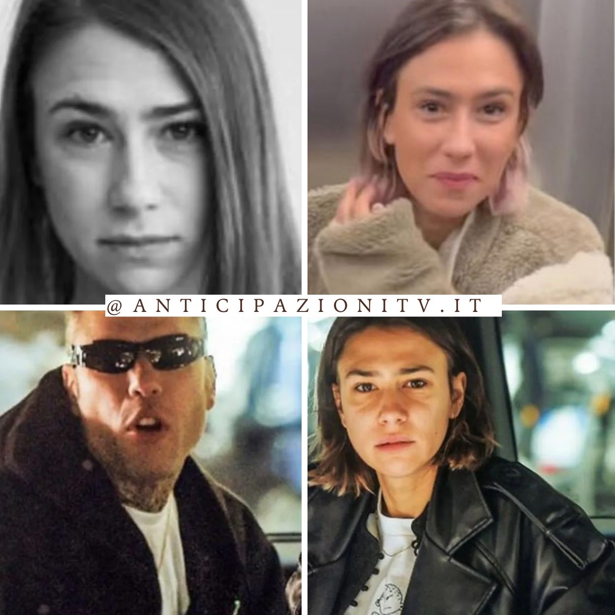 Fedez ed Eleonora Sesana durante un evento pubblico.