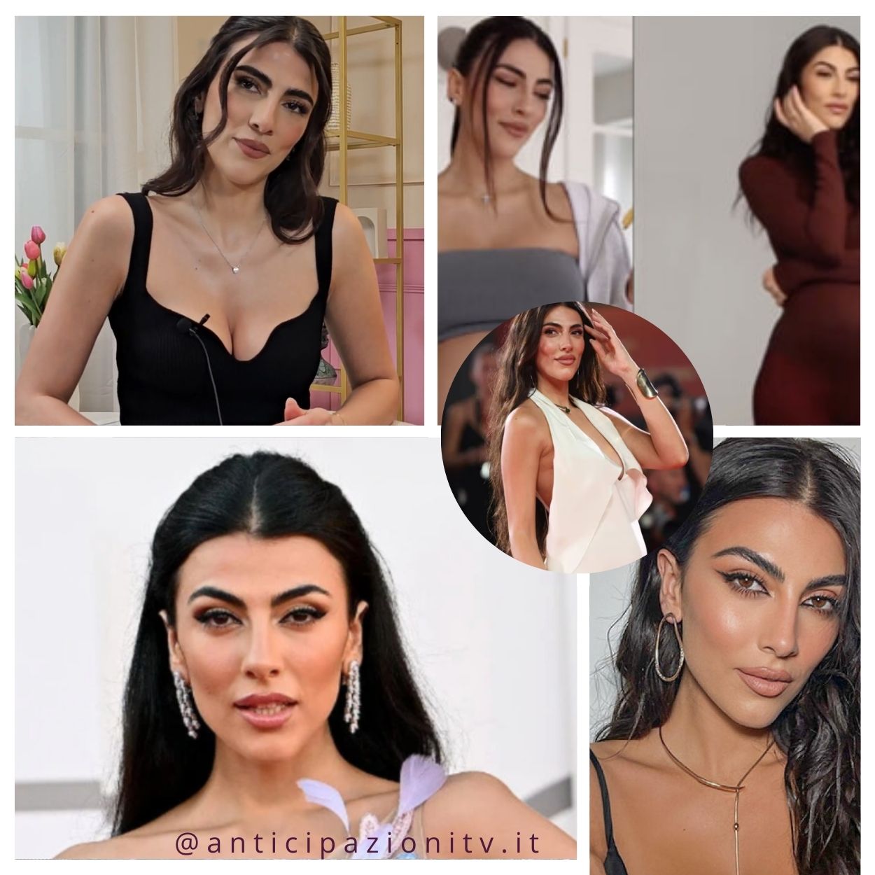 Giulia Salemi durante un’intervista sulla maternità.