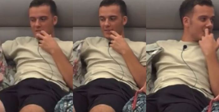 GF Vip 7, Edoardo Donnamaria eccitato in Casa: "Non mi posso alzare"