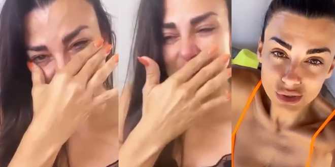 Serena Enardu finisce in lacrime al suo compleanno: il motivo