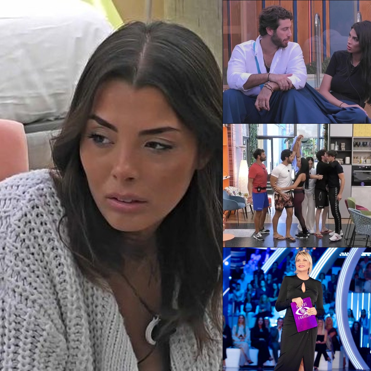 Concorrenti del Grande Fratello 2025 discutono animatamente in salone