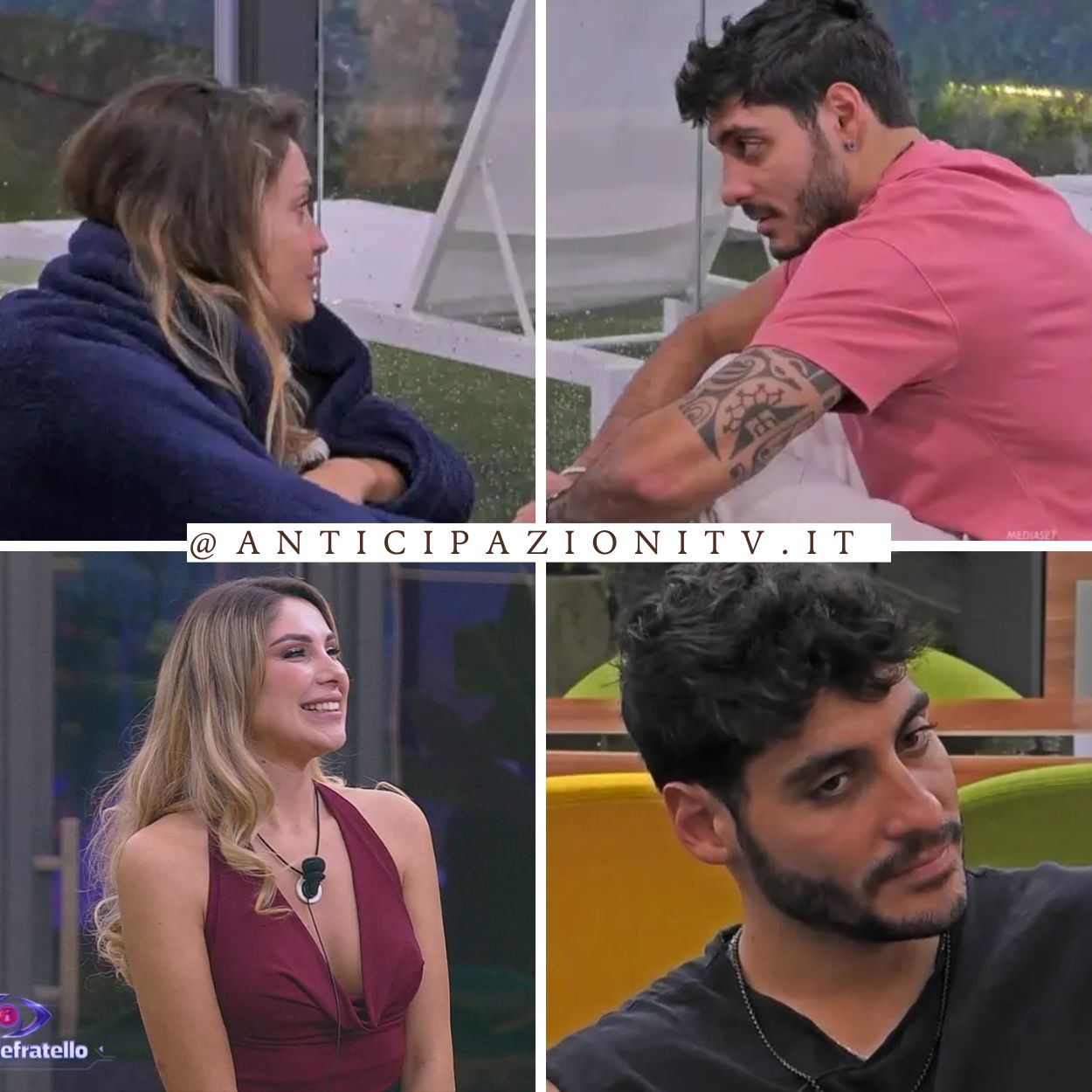 Javier Martinez e Helena Prestes discutono al Grande Fratello sulle loro dinamiche relazionali.