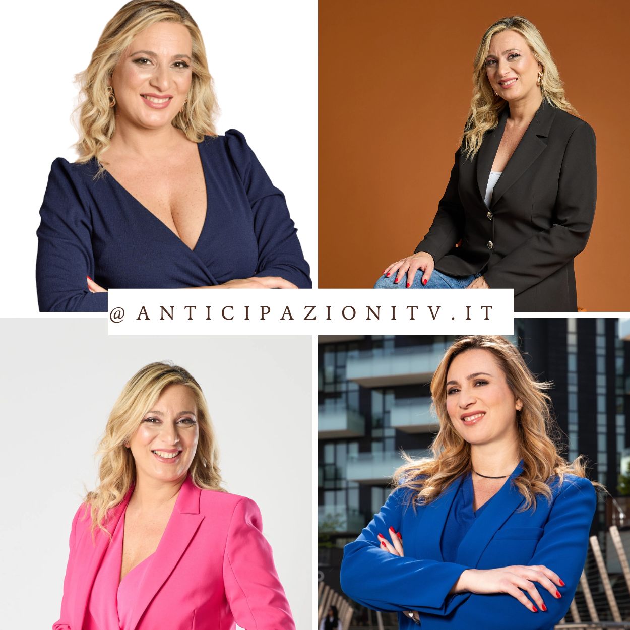 Ida Di Filippo sul set di Casa a prima vista.