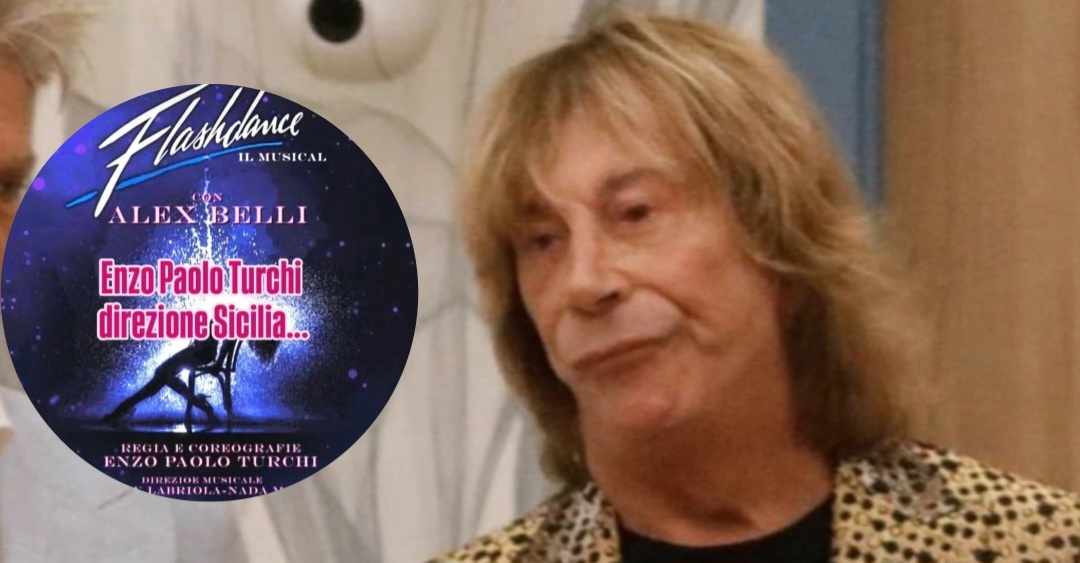 Una foto di Enzo Paolo Turchi e dello spettacolo a Palermo