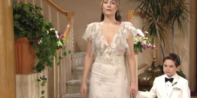 Beautiful anticipazioni americane, Hope si presenta vestita da sposa al matrimonio di Thomas e Zoe