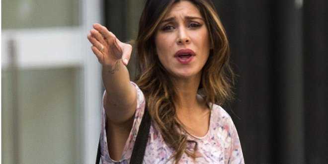 Furiosa lite di Belen Rodriguez con un collega!