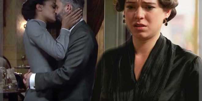 Una vita anticipazioni 24 aprile 2021, Genoveva sorprende Felipe sul punto di baciare Marcia