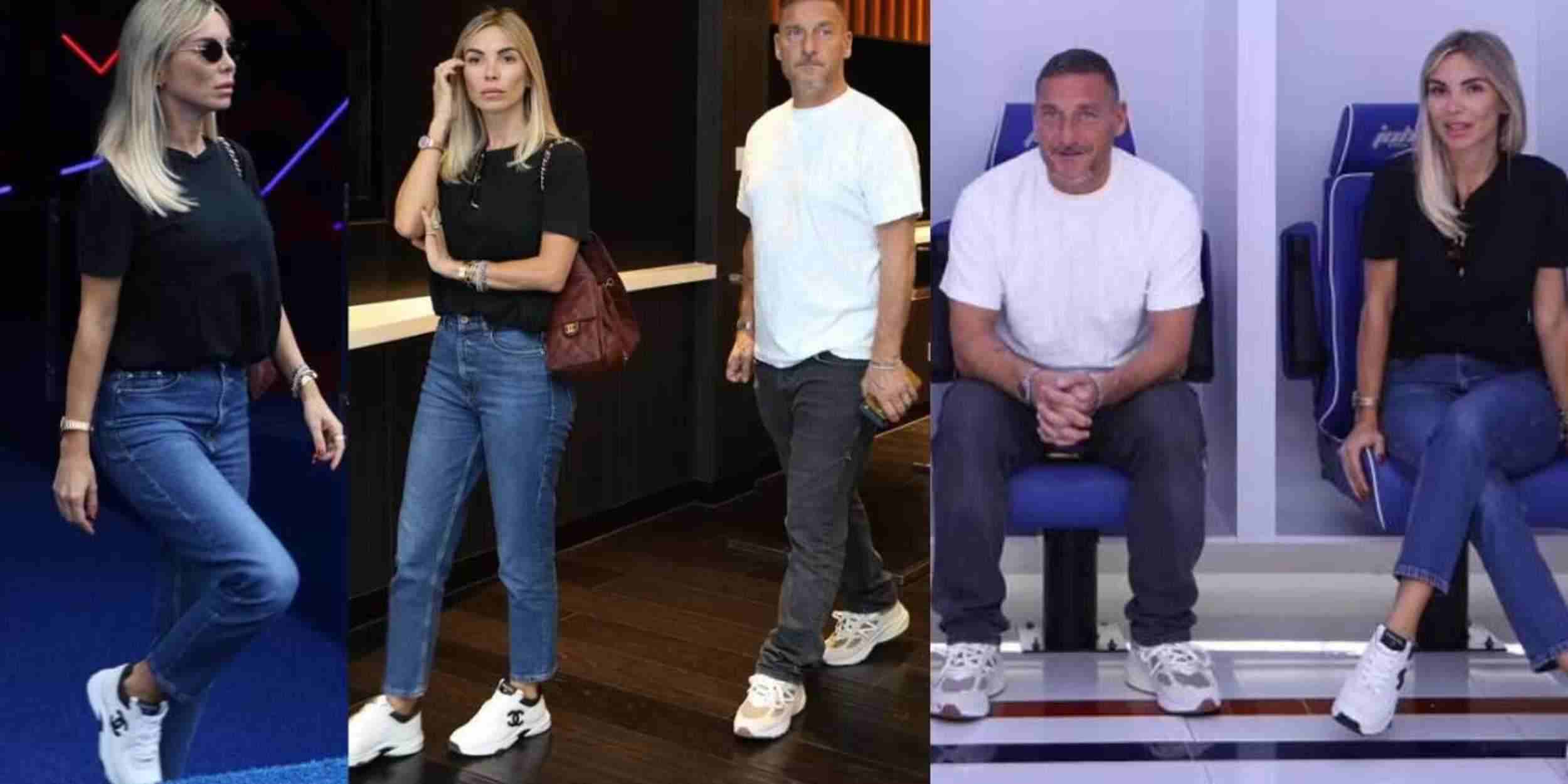 Totti superstar in Malesia, ma il look di Noemi Bocchi conquista tutti
