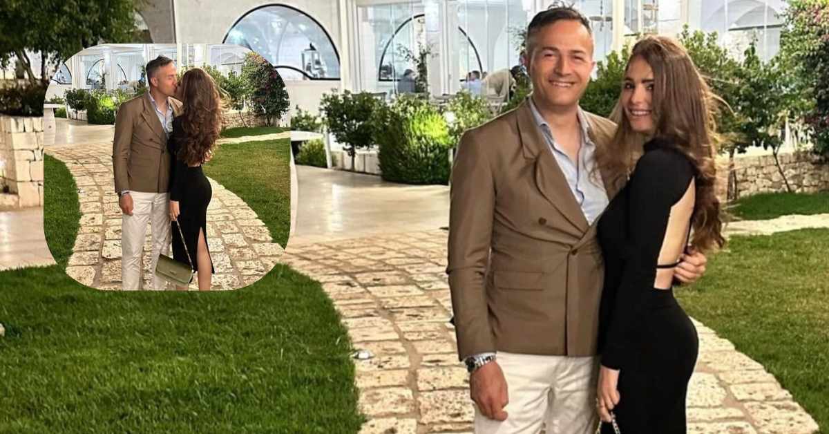 Uno scatto dell'ex di Uomini e Donne Riccardo Guarnieri e la sua fidanzata Gabriella Cofano