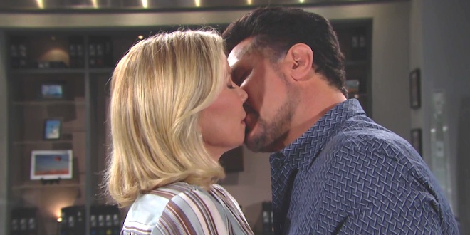 Anticipazioni Beautiful puntate 24-28 giugno 2019: Bill bacia Brooke