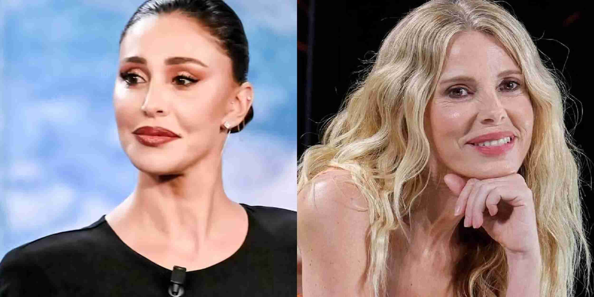 Belen Rodriguez Alessia Marcuzzi gelo gossip