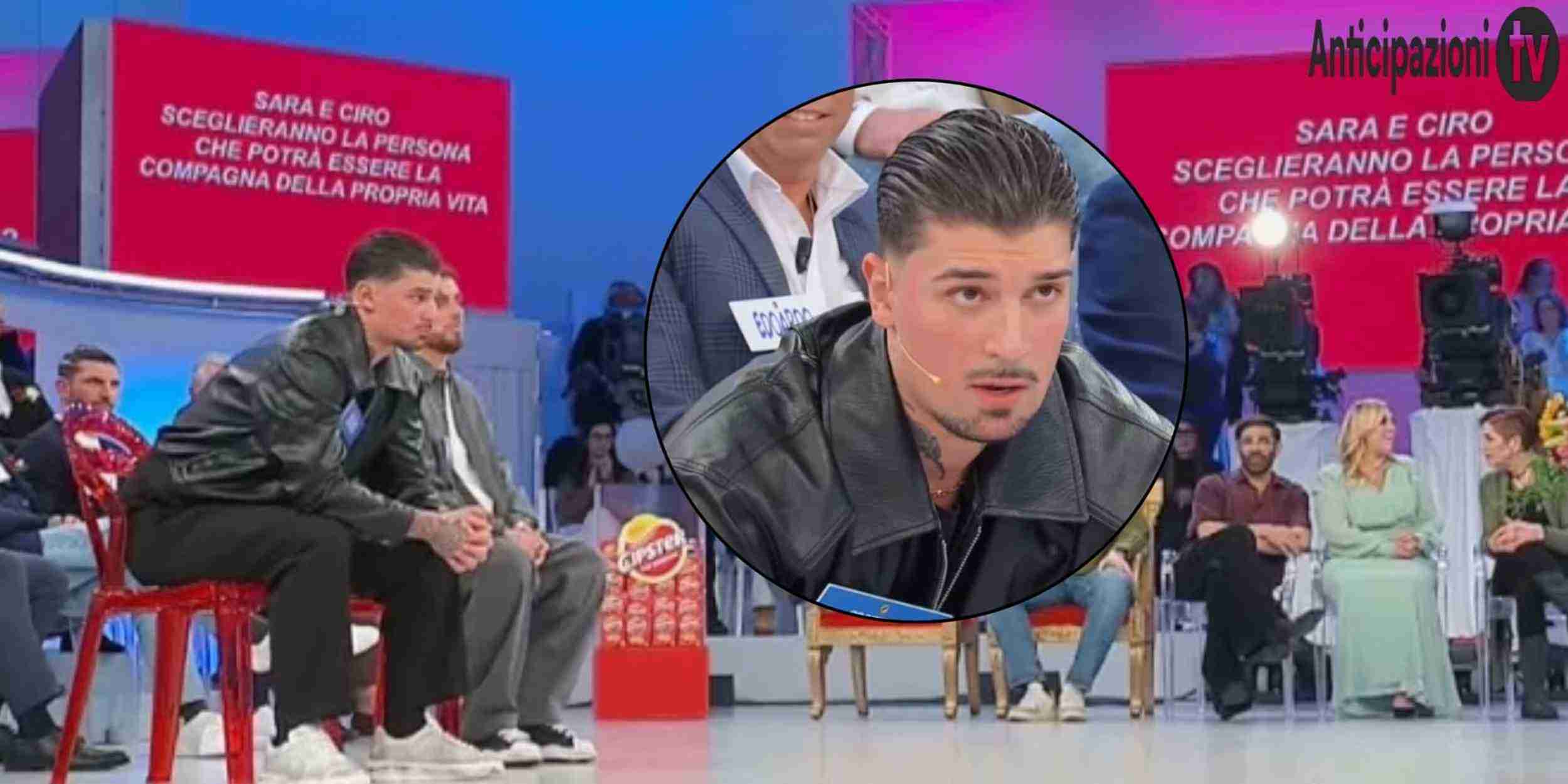 Matteo Stratoti corteggiatore di Sara Gaudenzi a Uomini e Donne, riferimento al lavoro da corriere e al profilo Instagram @matteostratoti_ con oltre 10mila follower.
