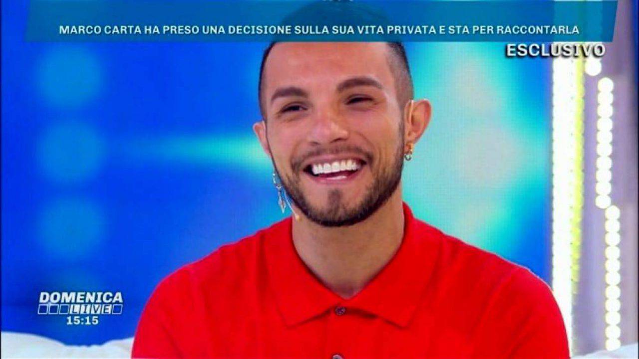 Come sta adesso Marco Carta? Le parole del cantante, difeso da un'importante conduttrice