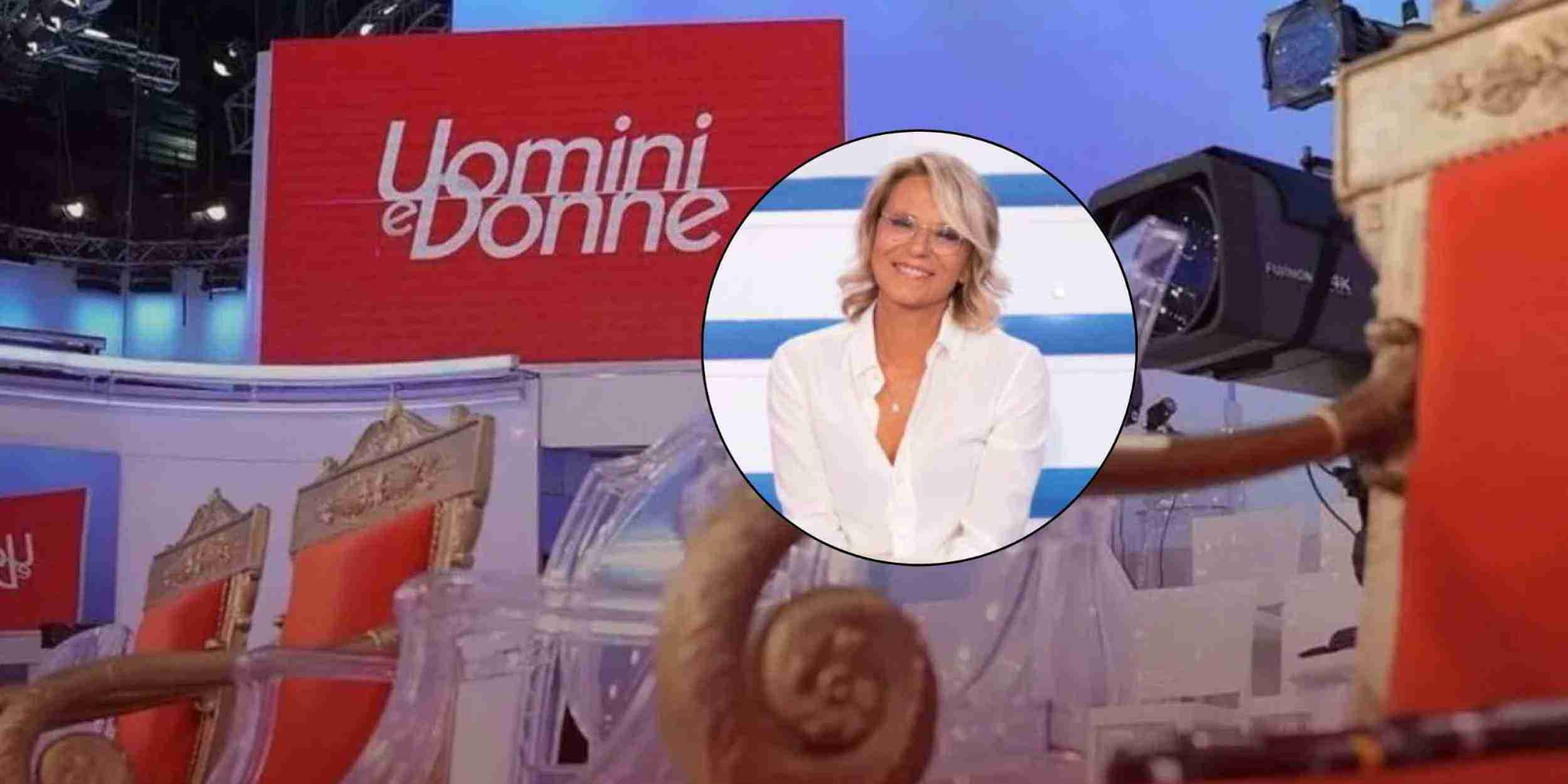 Federico Cotugno nello studio di Uomini e Donne durante il trono classico