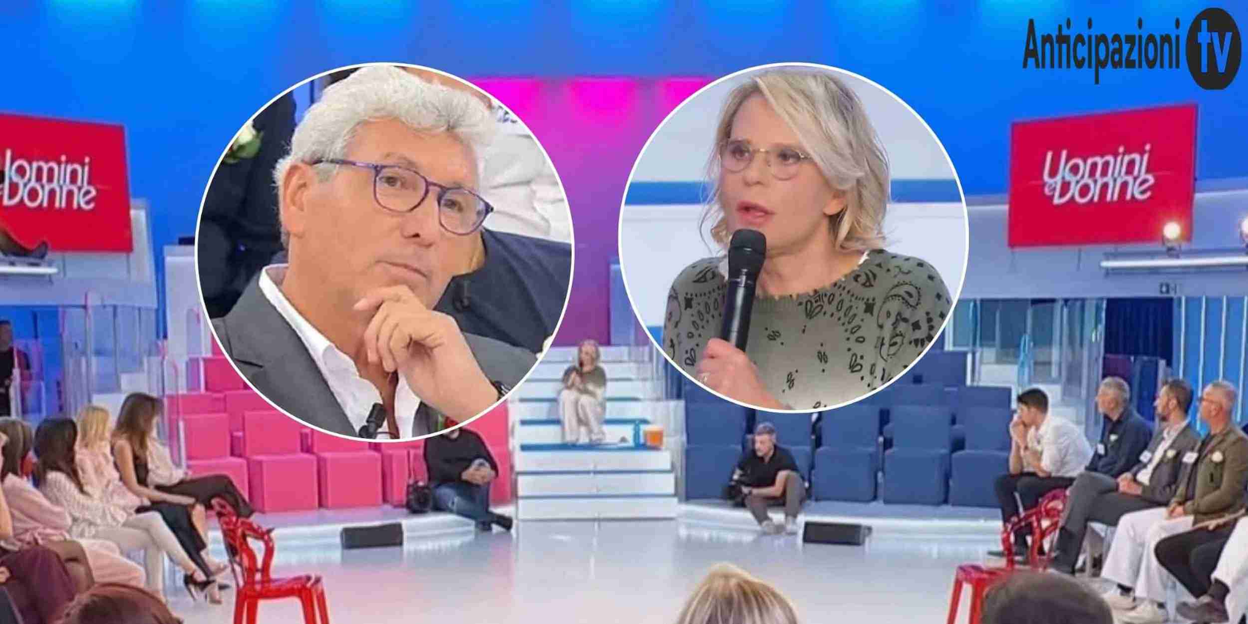 Mario Lenti Uomini e Donne uscita programma Cinzia Paolini