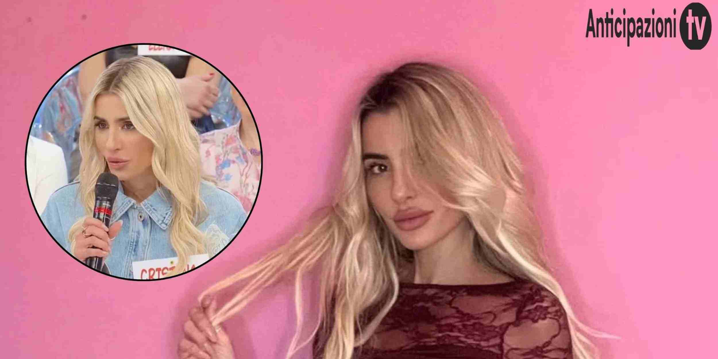 Cristina Tenuta a Uomini e Donne durante il ritorno nel trono over