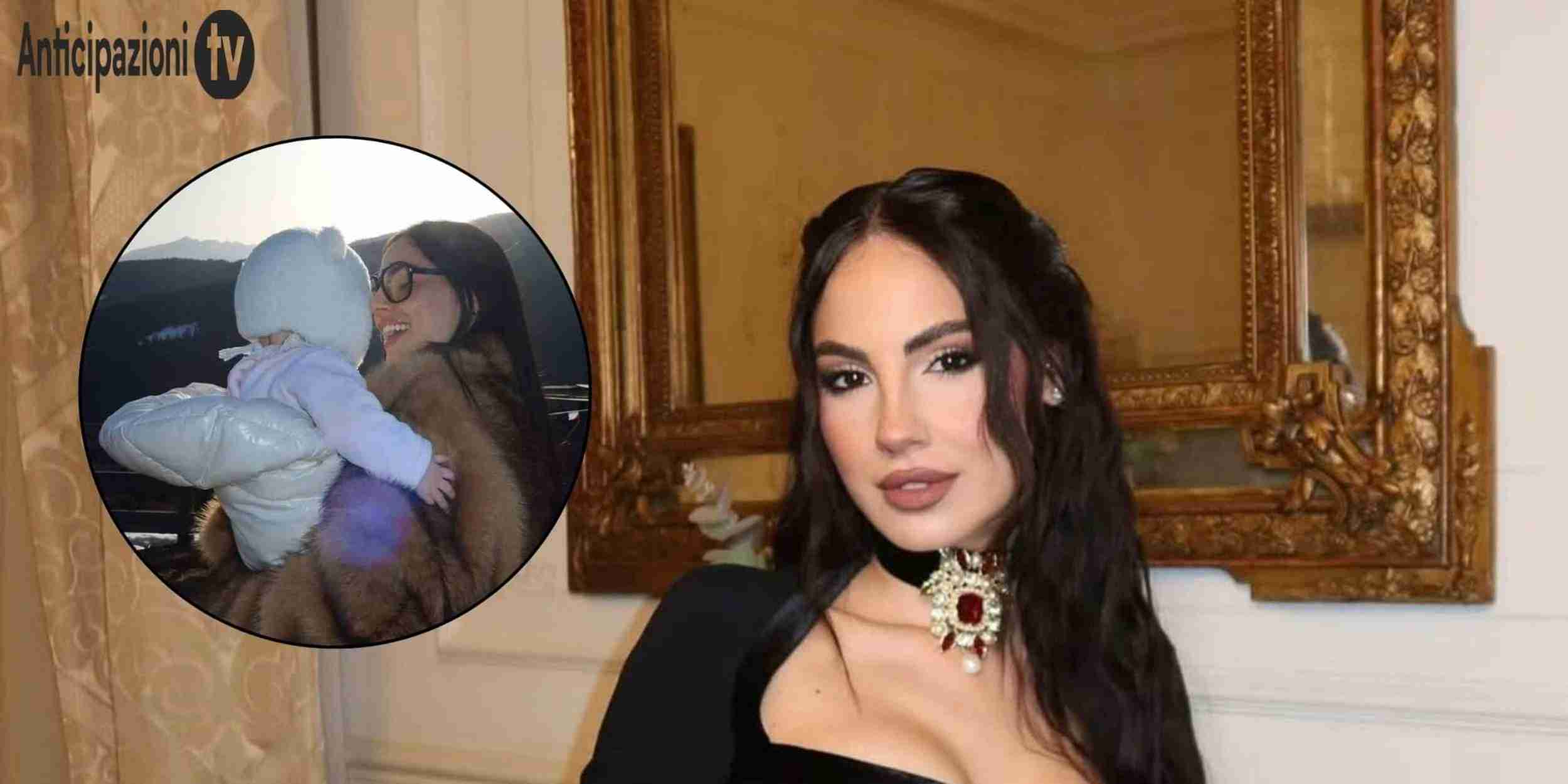 Giulia De Lellis svela il serio motivo per cui non mostra il volto di Priscilla sui social