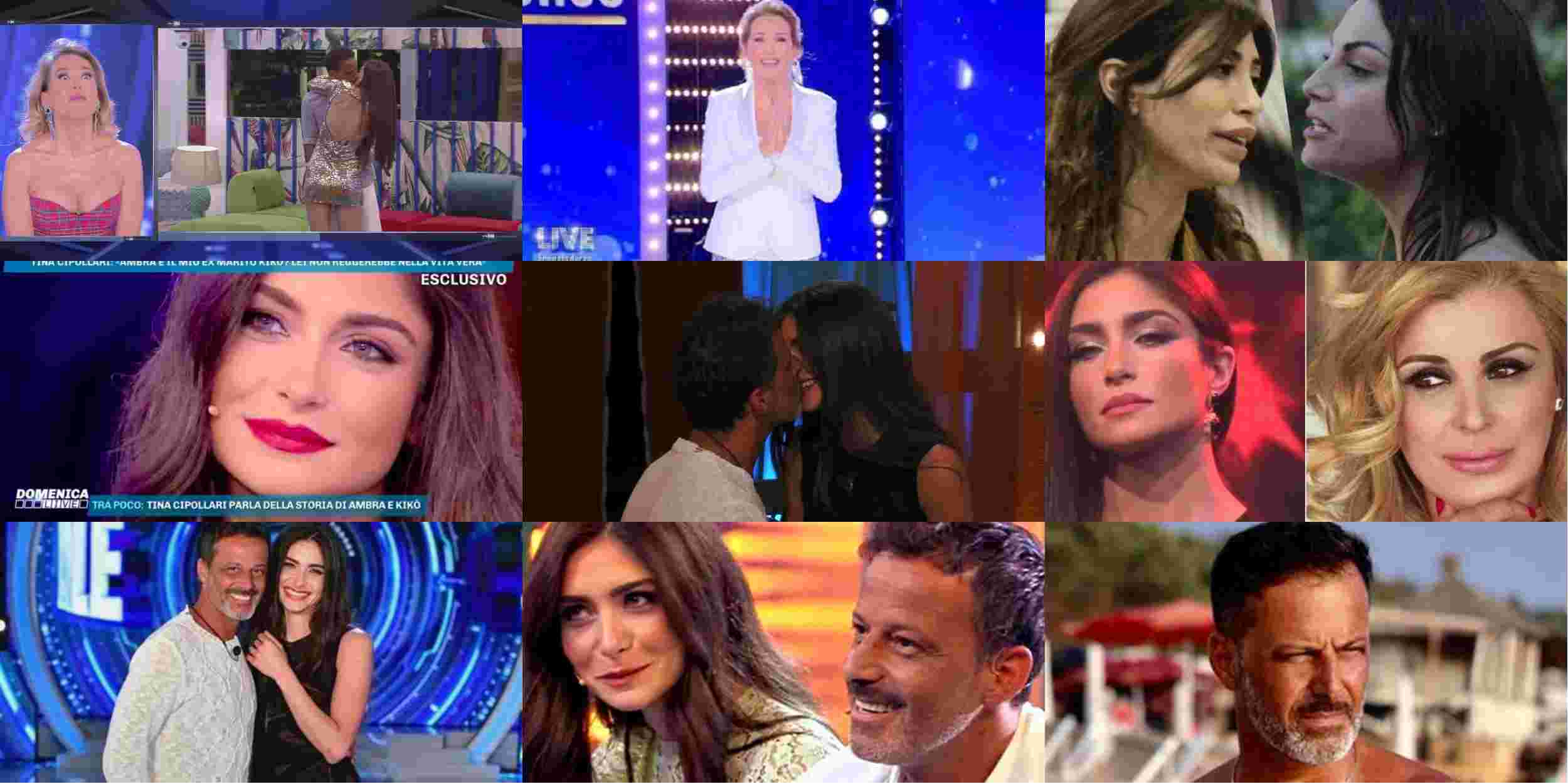 Grande Fratello 16, bacio appassionato tra Kikò e Ambra: il commento di Tina Cipollari
