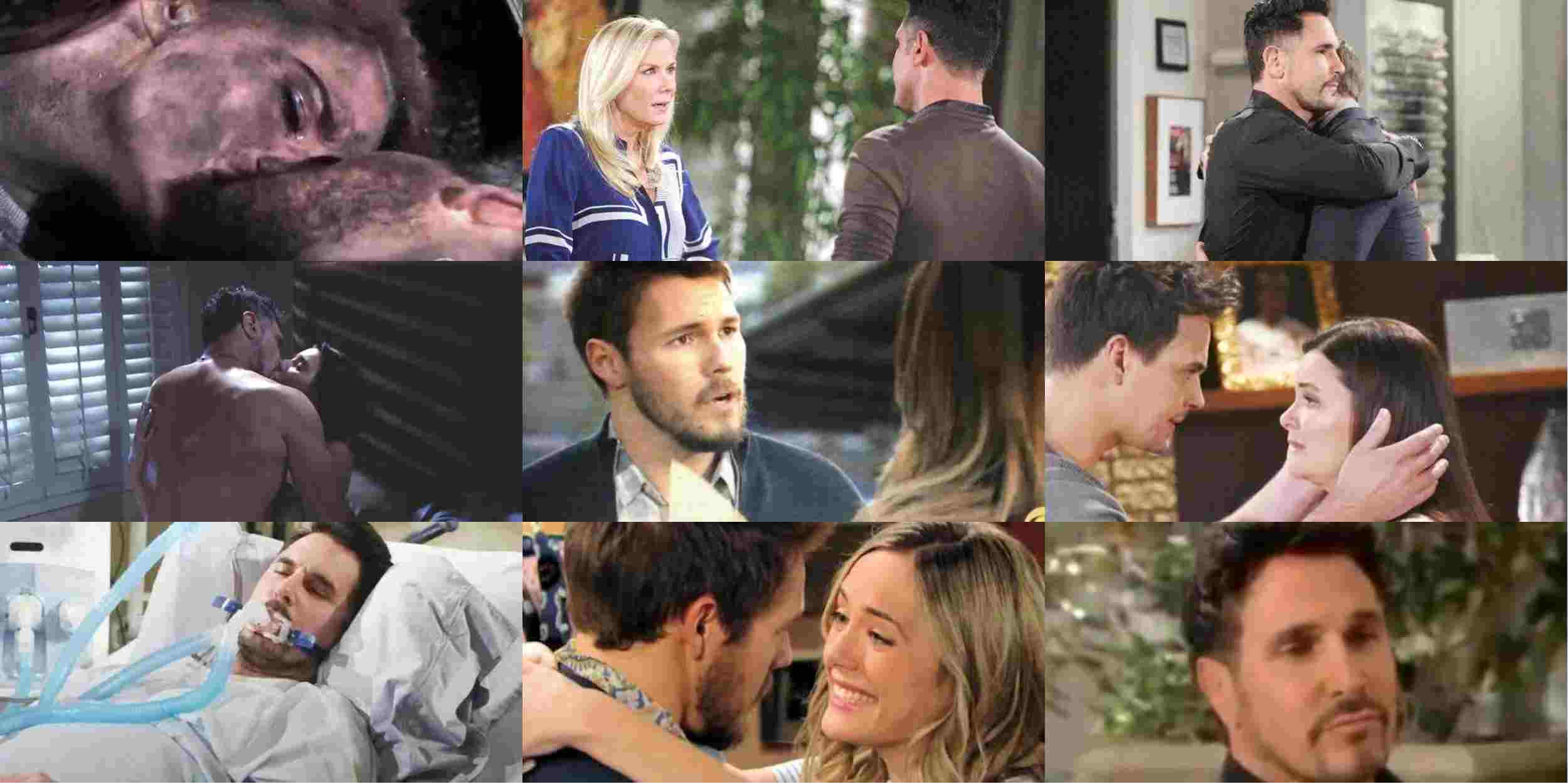 Beautiful anticipazioni dal 20 al 24 agosto 2018: Liam e Sally si baciano sepolti dalle macerie