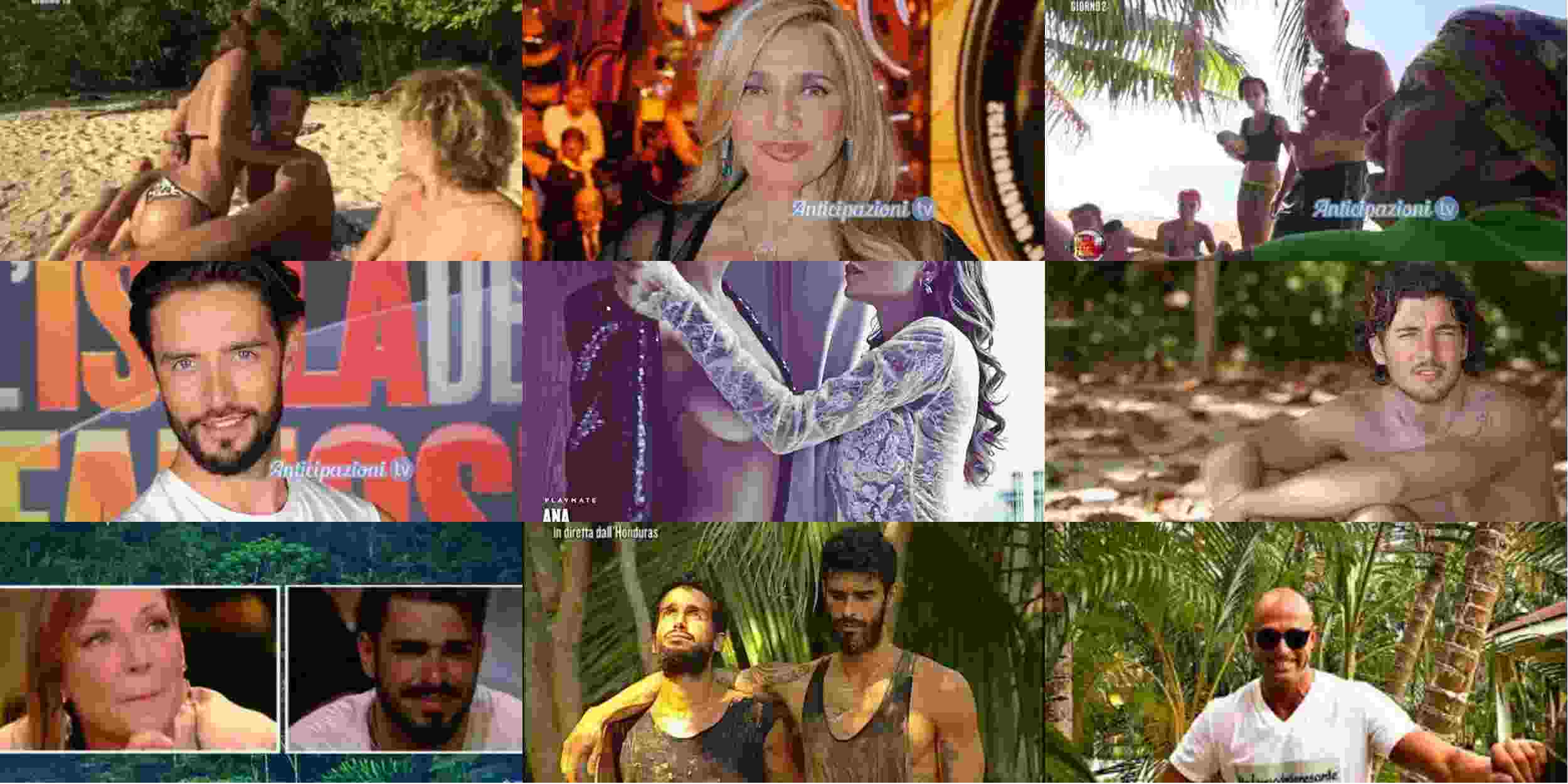 Isola dei Famosi 2018, passione incandescente tra altri due naufraghi