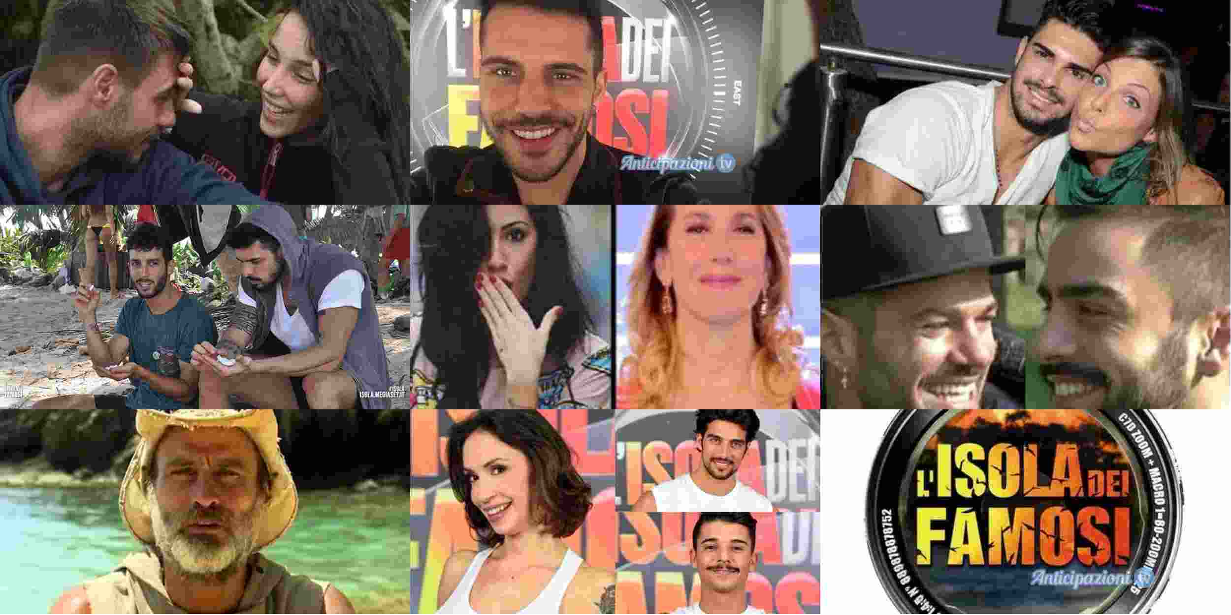 Isola dei Famosi 2018, presentazioni in famiglia per Monte e Paola