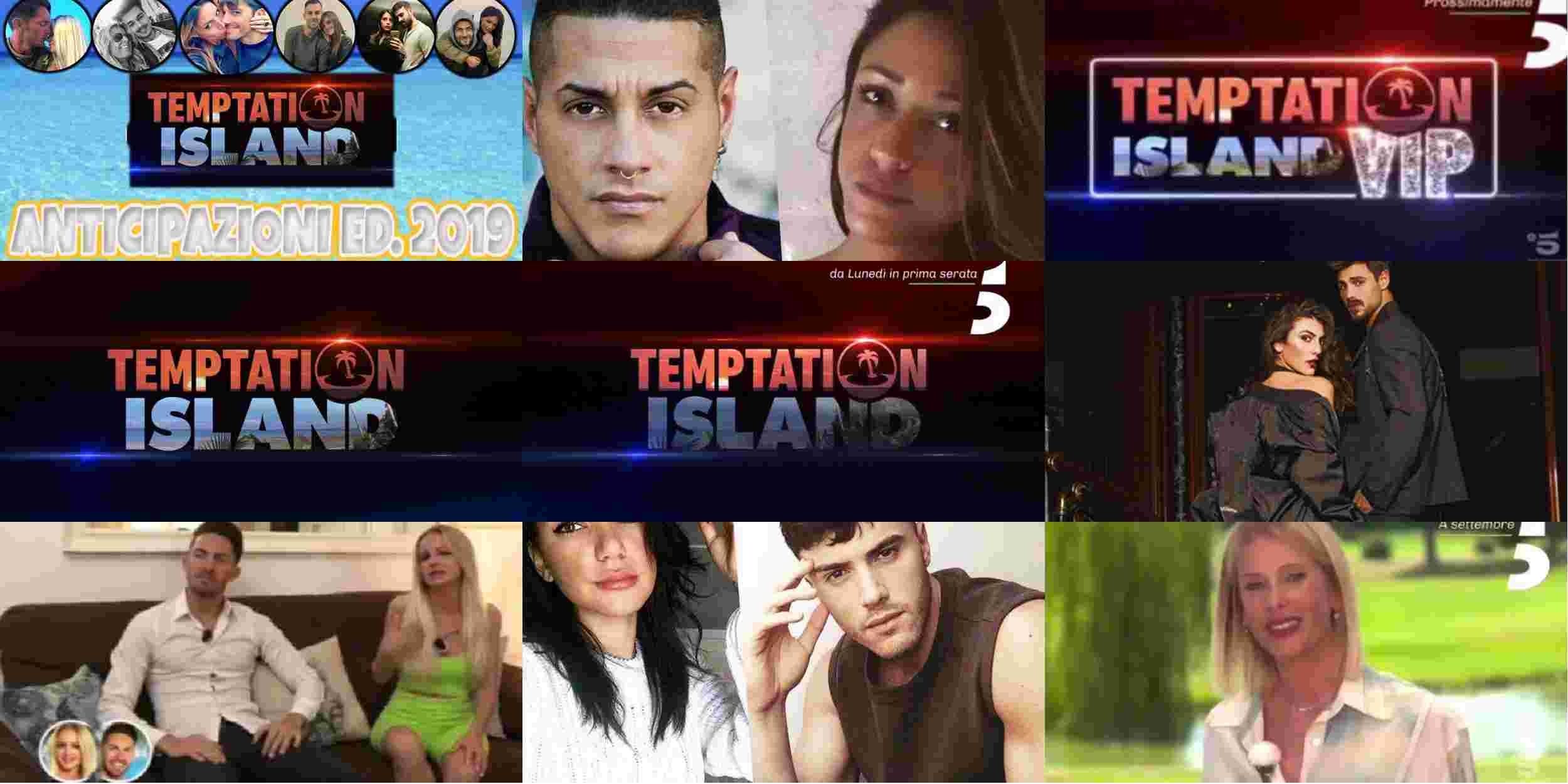 Temptation Island 2019, ecco i volti (famosi) dei tentatori e delle tentatrici