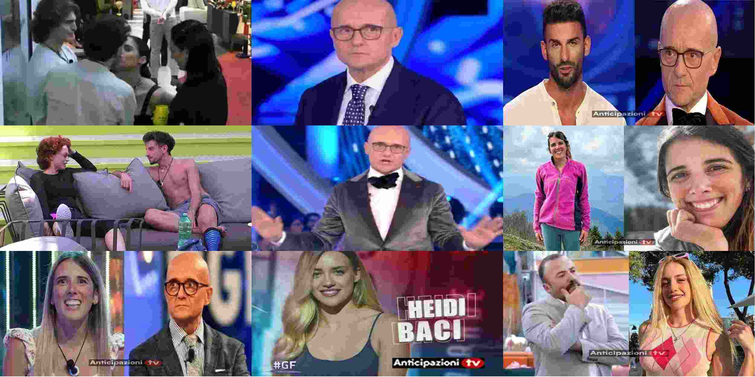 Grande Fratello 2023, Giuseppe Garibaldi bacia in bocca Perla Vatiero: la sua reazione