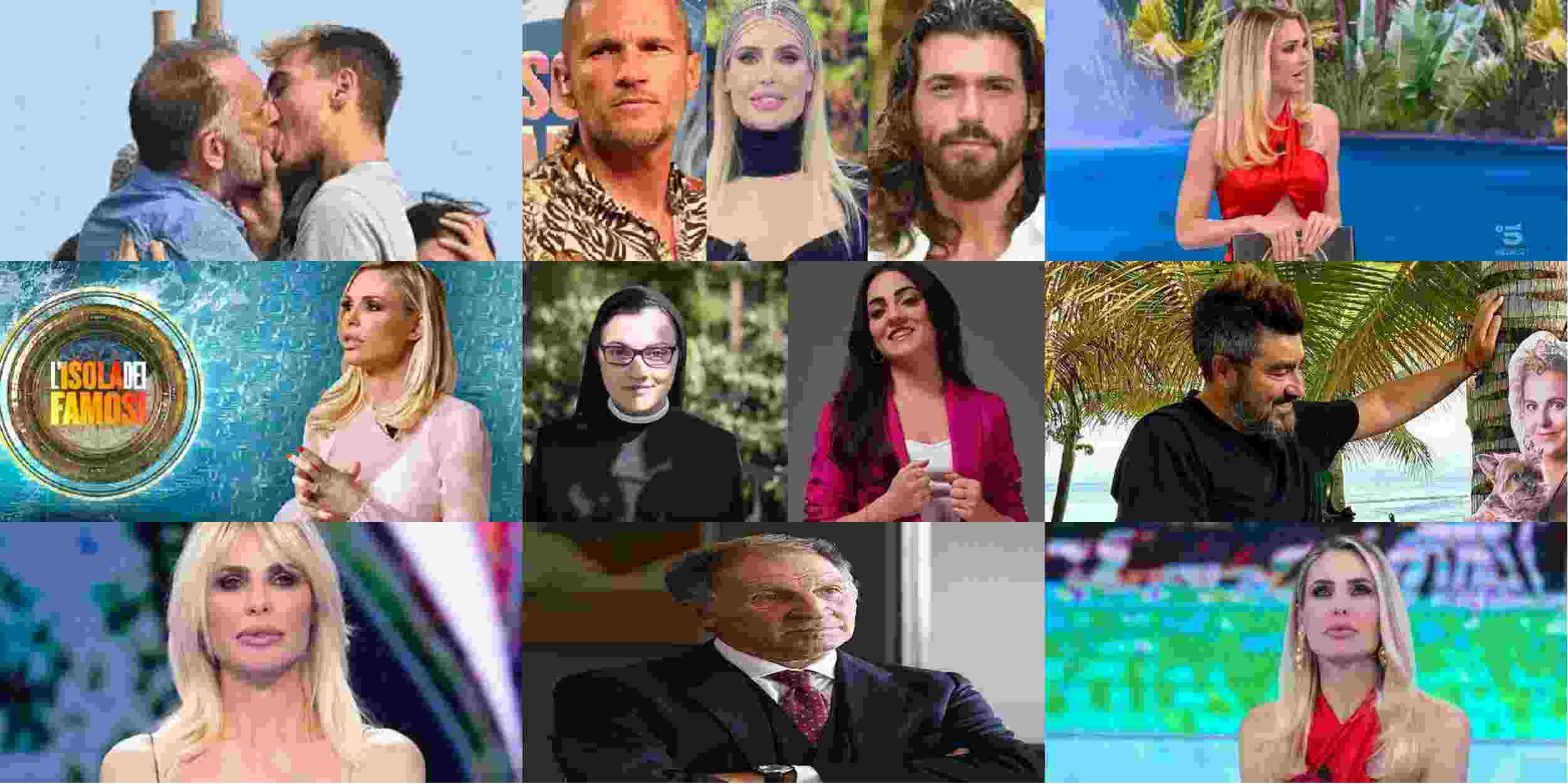 Isola dei famosi 2023, pioggia di critiche per il bacio tra Alessandro Cecchi Paone e Simone Antolini