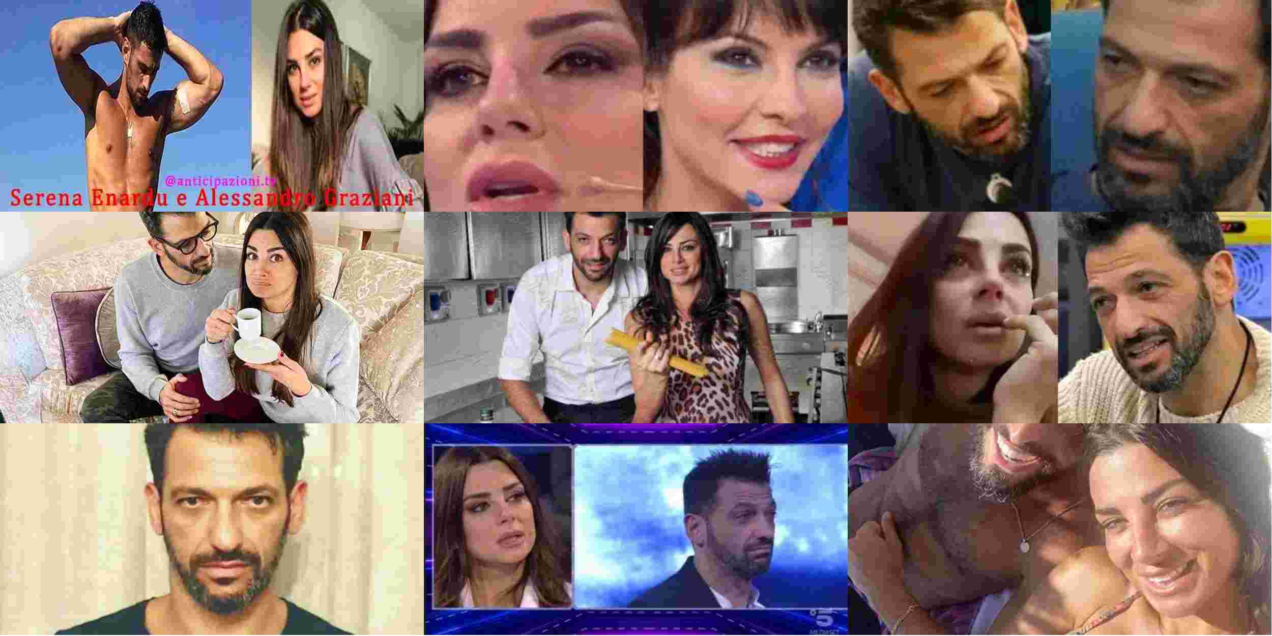 Grande Fratello VIP 4: Alessandro Graziani commenta Serena Enardu