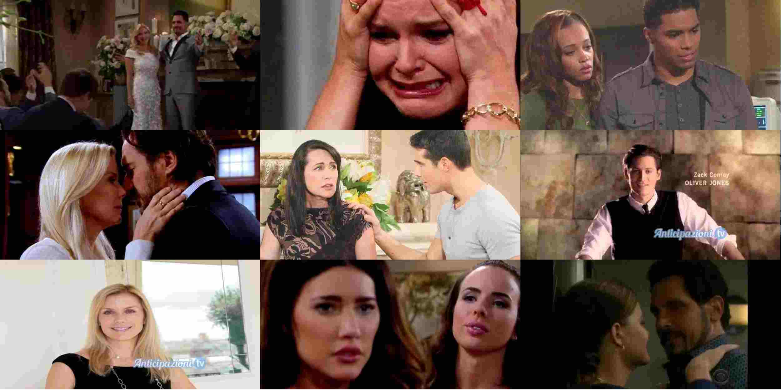 Anticipazioni Beautiful 6-13 gennaio 2018, le incredibili nozze di Bill e Brooke