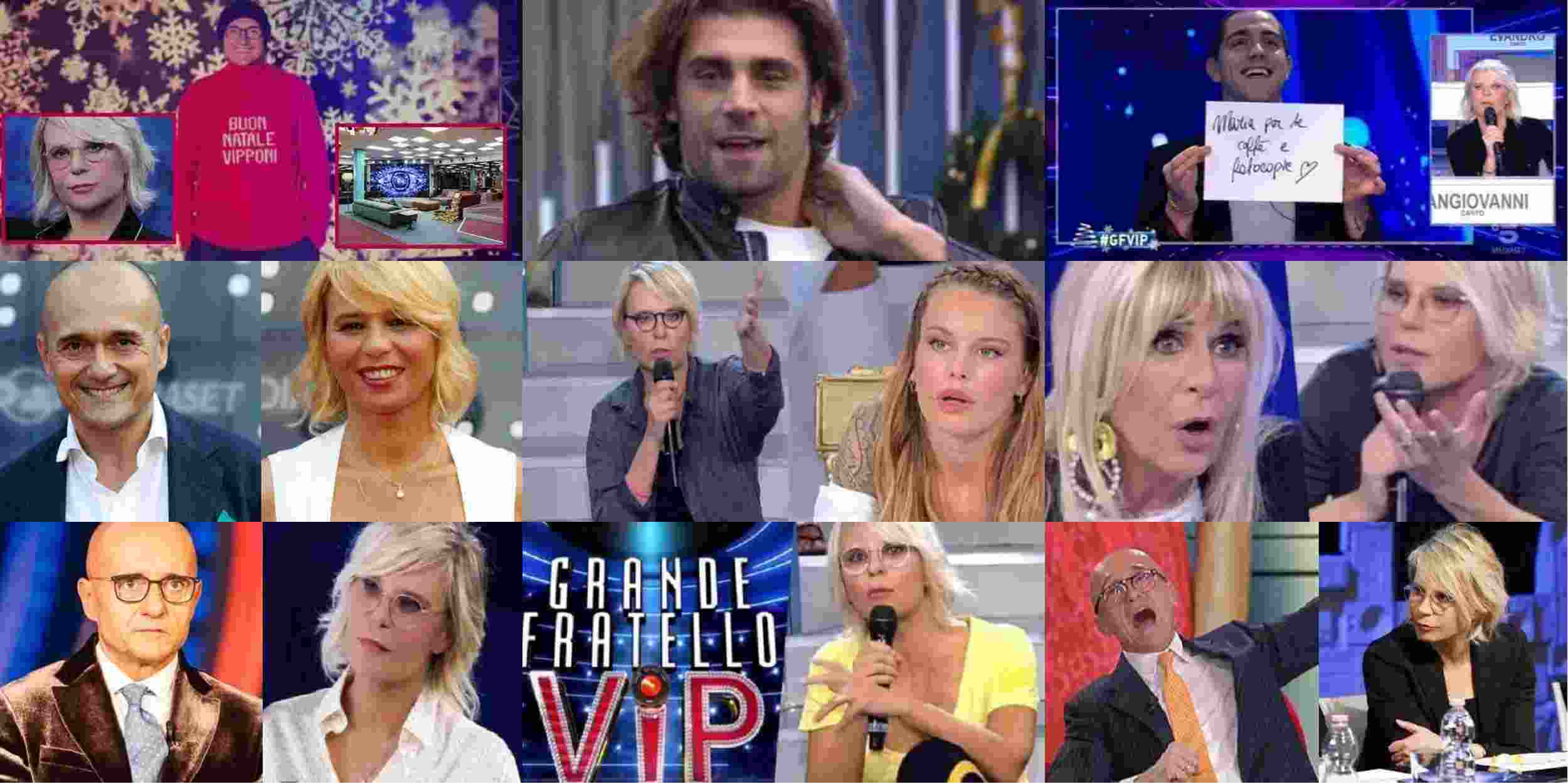 GF Vip 6 in onda anche a Natale: nella Casa entra Maria De Filippi