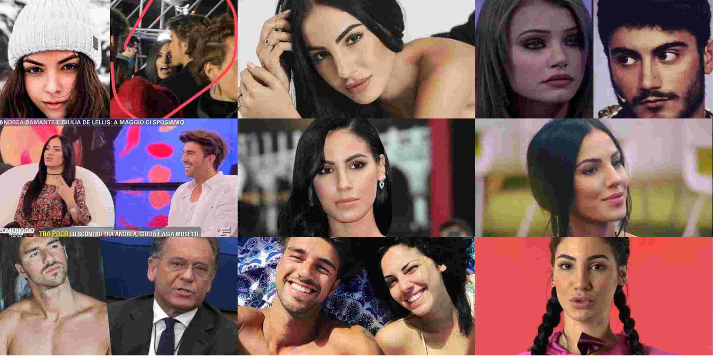 Uomini e Donne gossip, Andrea Damante e Claudia hanno litigato per Giulia De Lellis?