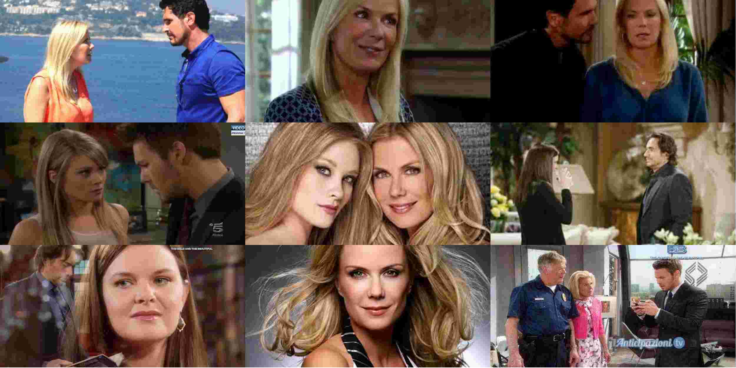 Anticipazioni Beautiful, puntate americane: bacio galeotto fra Ridge e Brooke!