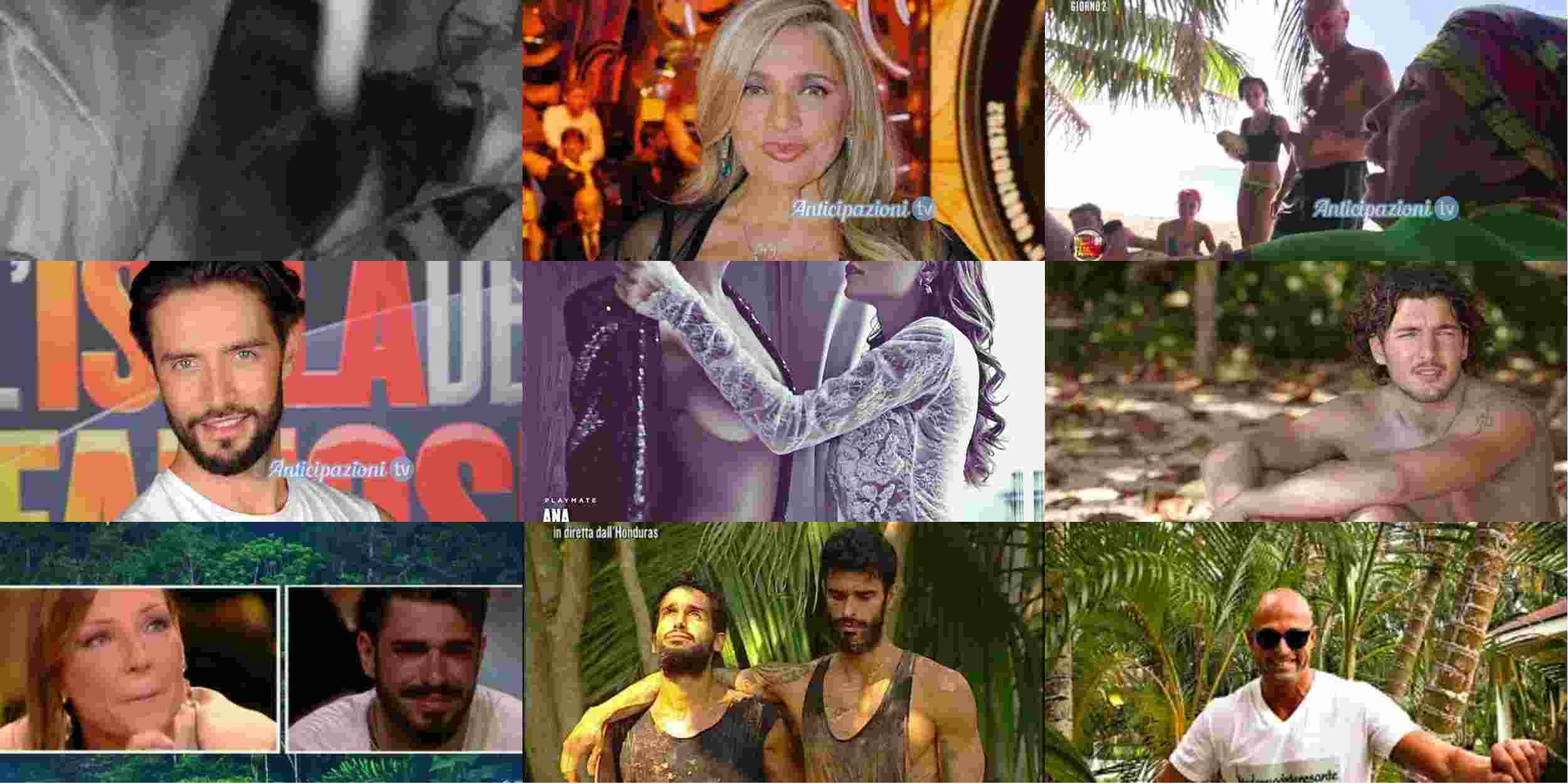 Isola dei Famosi 2018: bacio nella notte tra due naufraghi?
