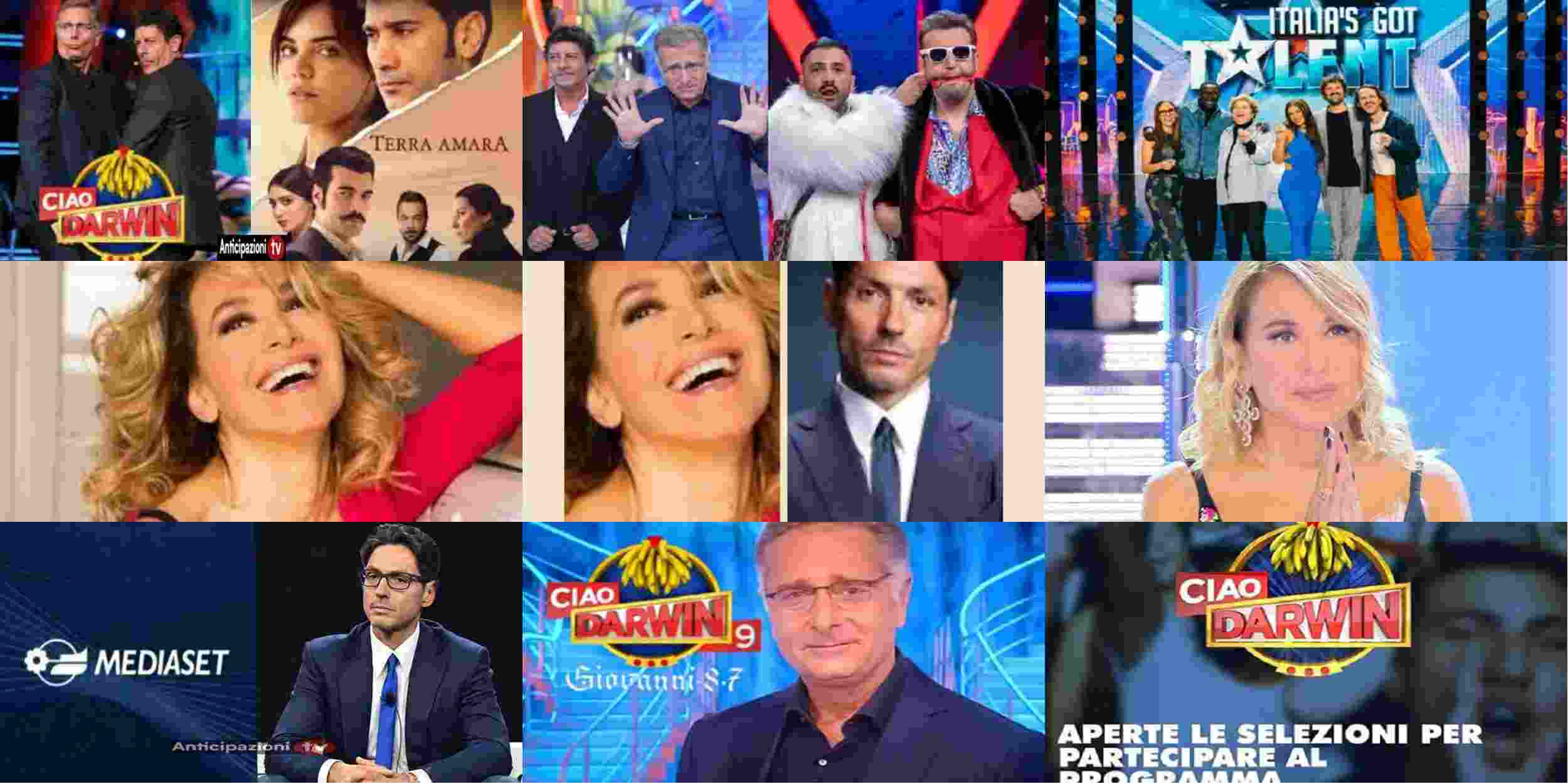 Cambio di Programmazione Mediaset: Ciao Darwin torna, Terra Amara si ferma!