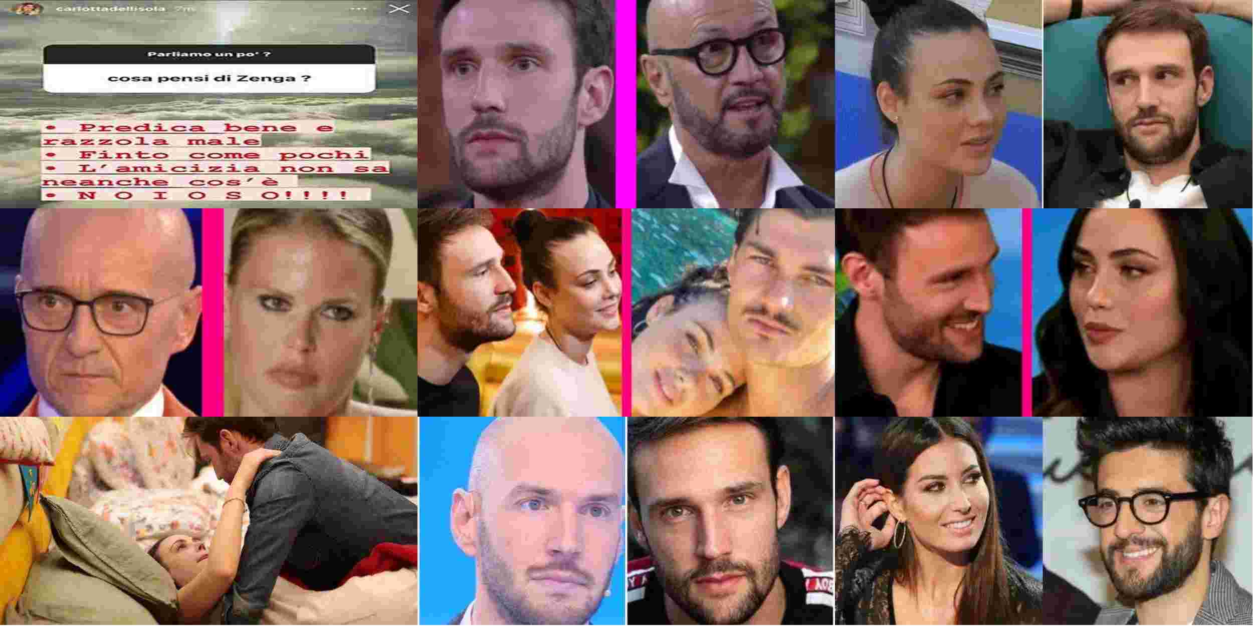 GF VIP 5, Carlotta Dell'Isola offende Andrea Zenga poi cancella il messaggio ma ormai è troppo tardi