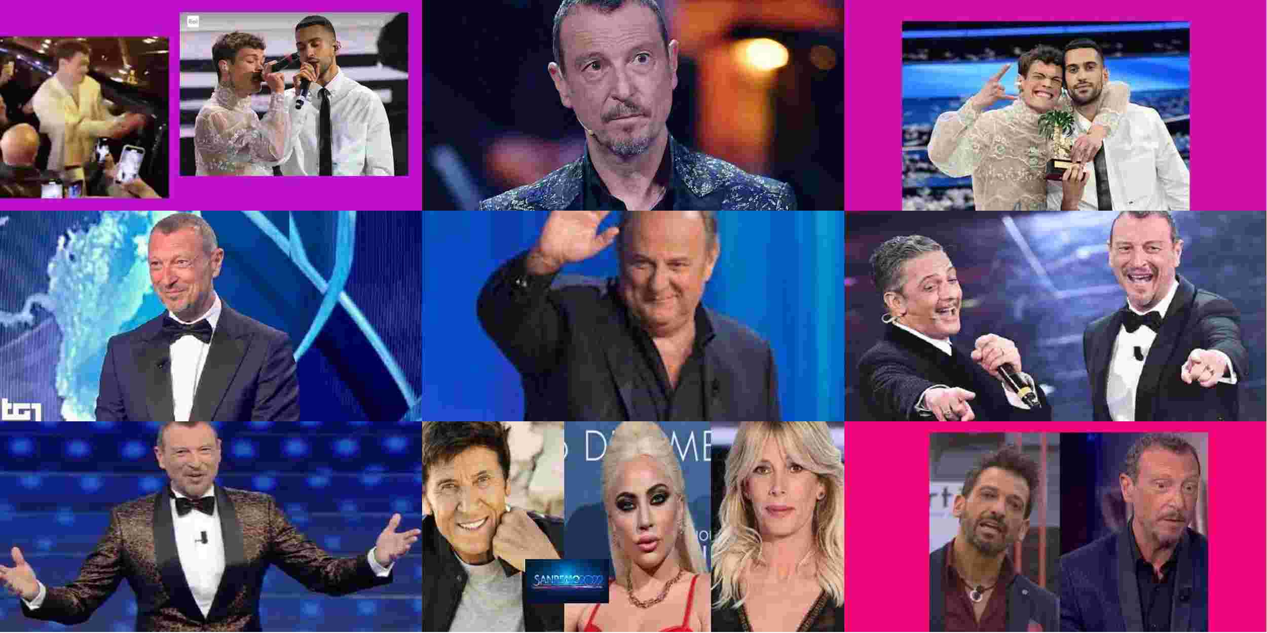 Festival di Sanremo 2022, bagno di folla per Mahmood e Blanco: ecco cosa è successo dopo la vittoria