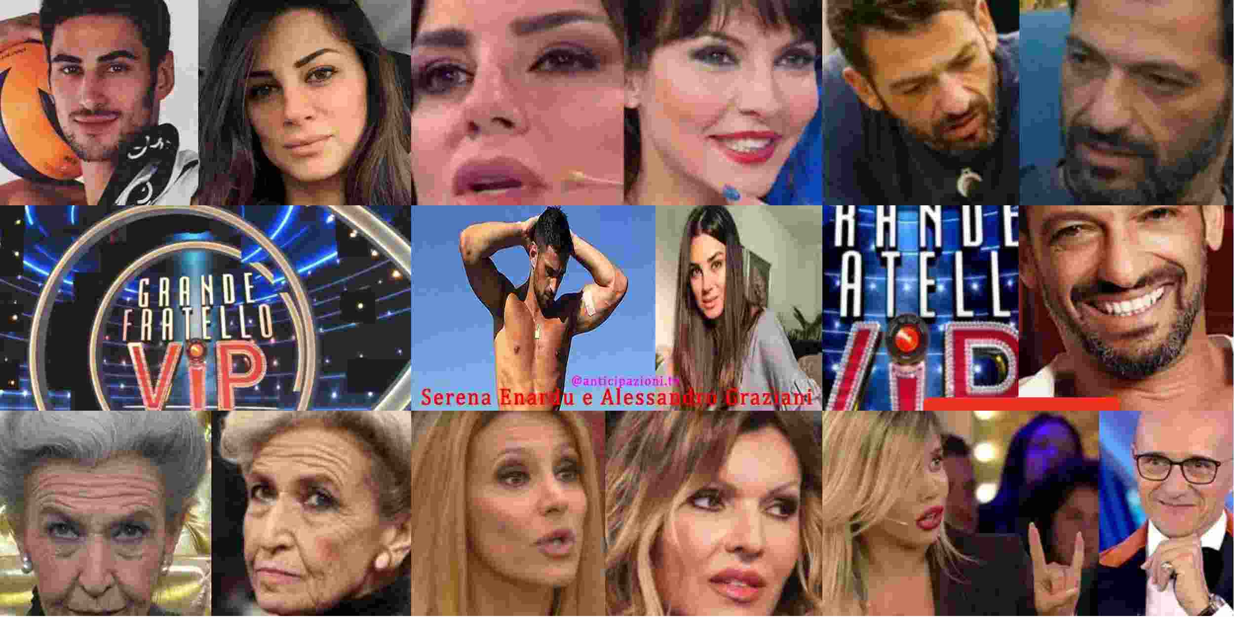 GF Vip 4, il tentatore Alessandro commenta le vicende di Serena e Pago