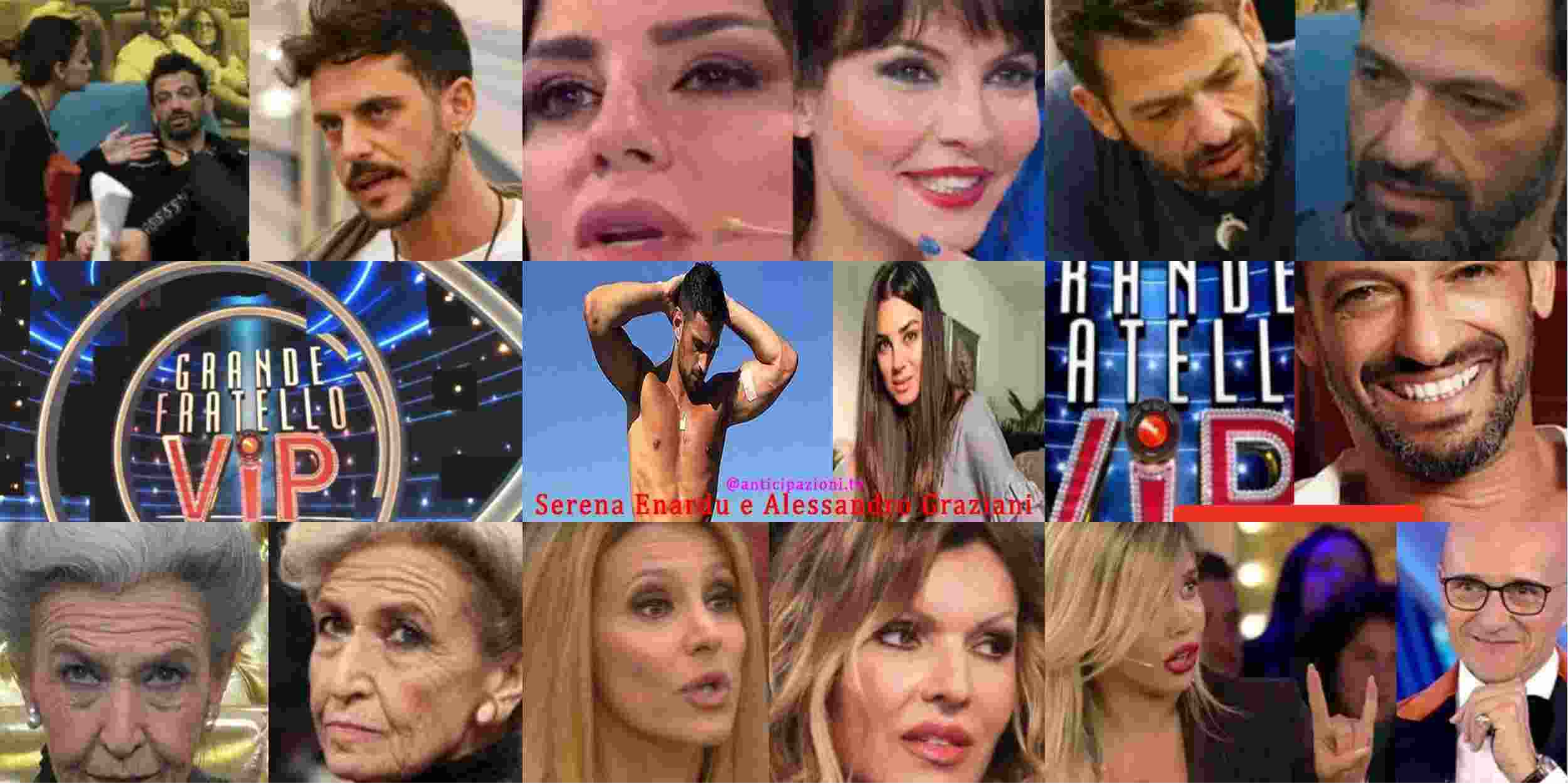 GF Vip 4, Serena Enardu prende in giro Andrea Montovoli e ride del dolore di lui