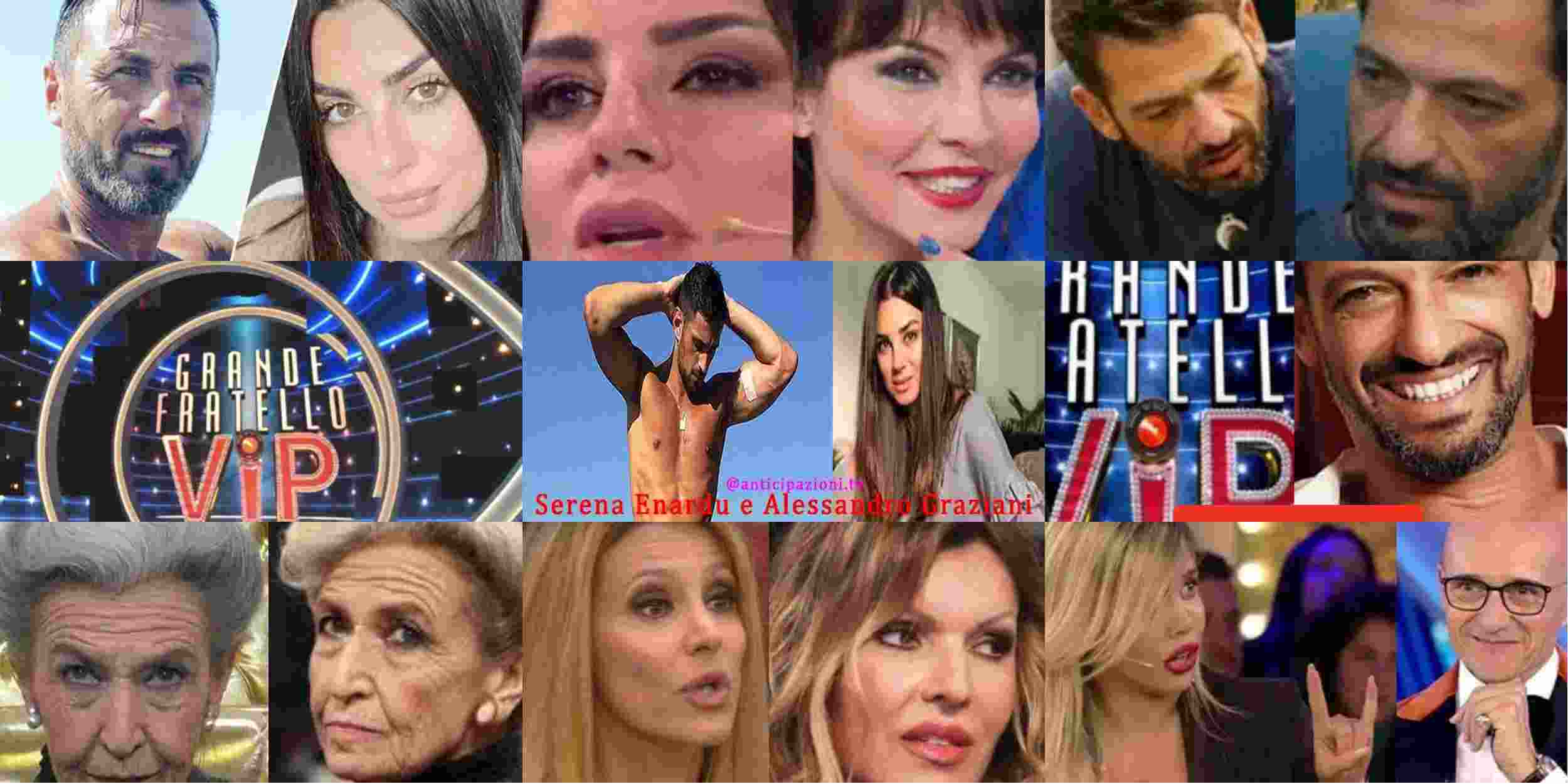 GF Vip 4, Sossio Aruta velenosissimo contro Serena Enardu