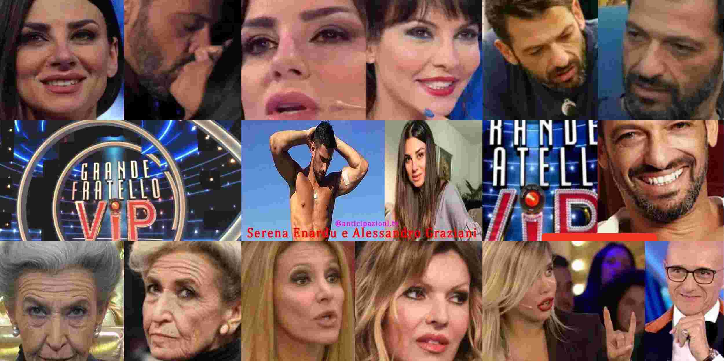 GF Vip: Serena Enardu fa un gesto inaspettato per Pago, ma la famiglia di lui non cede
