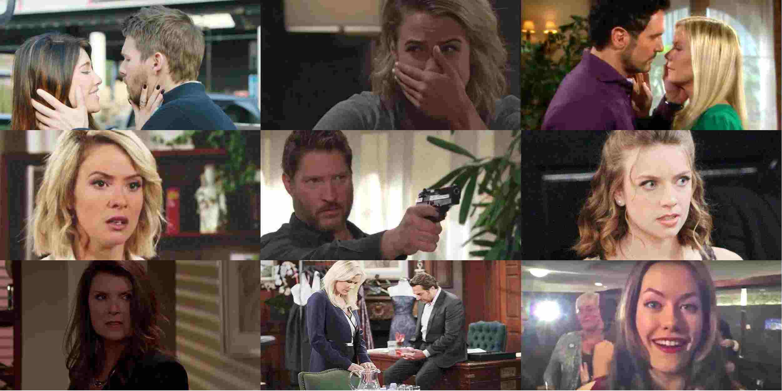 Anticipazioni americane di Beautiful: Hope vede il bacio tra Steffy e Liam