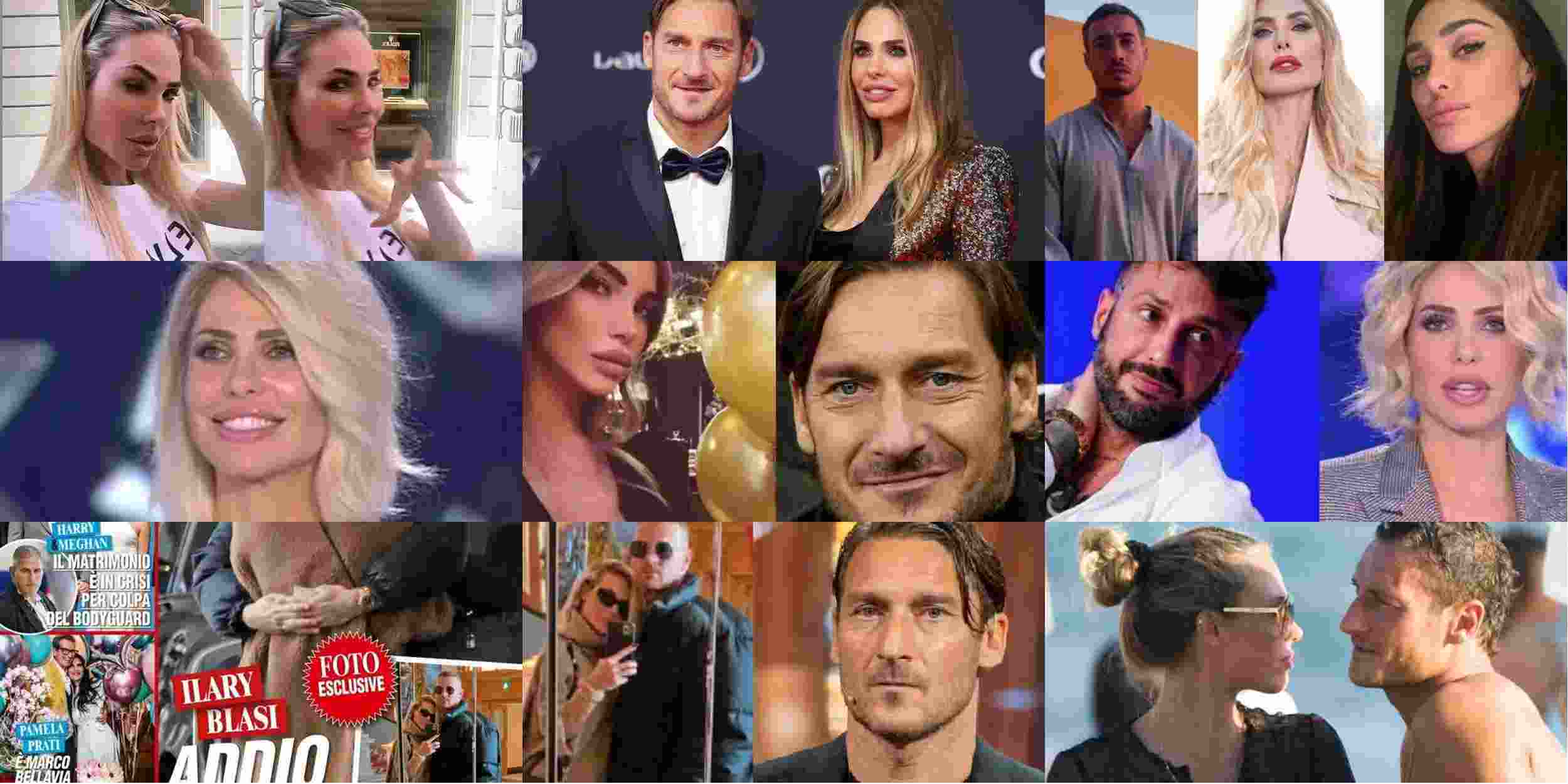 Ilary Blasi provoca Francesco Totti davanti al negozio Rolex