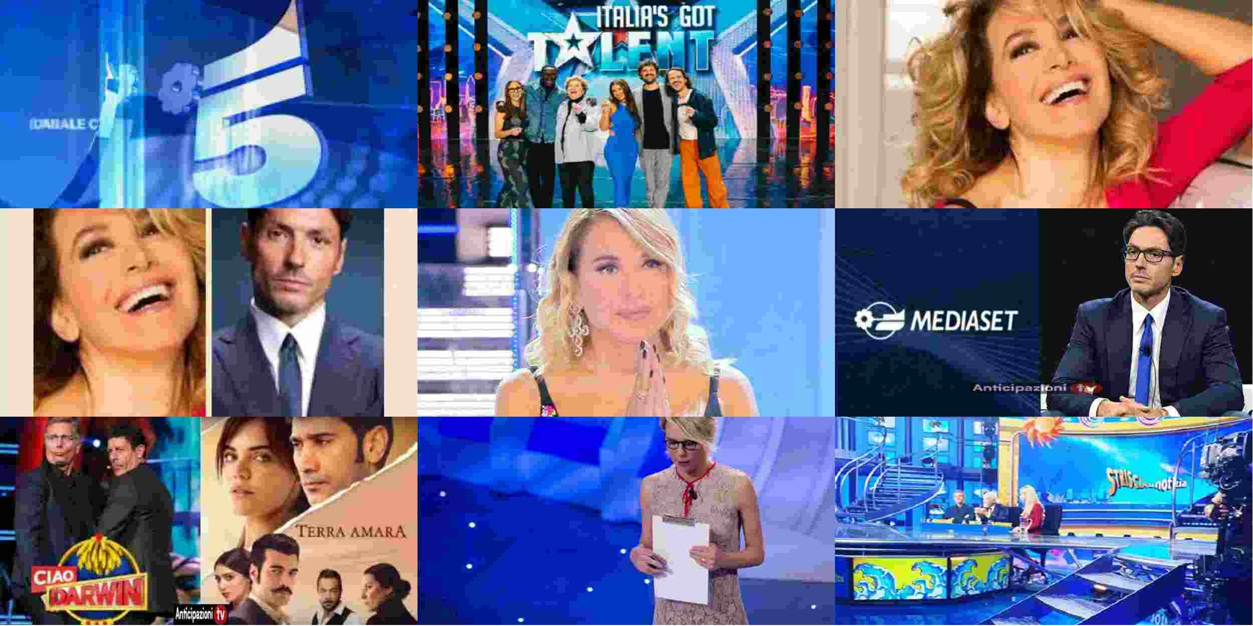 Nuova stagione Mediaset al varo, concerti e programmi Imperdibili! Ecco le date