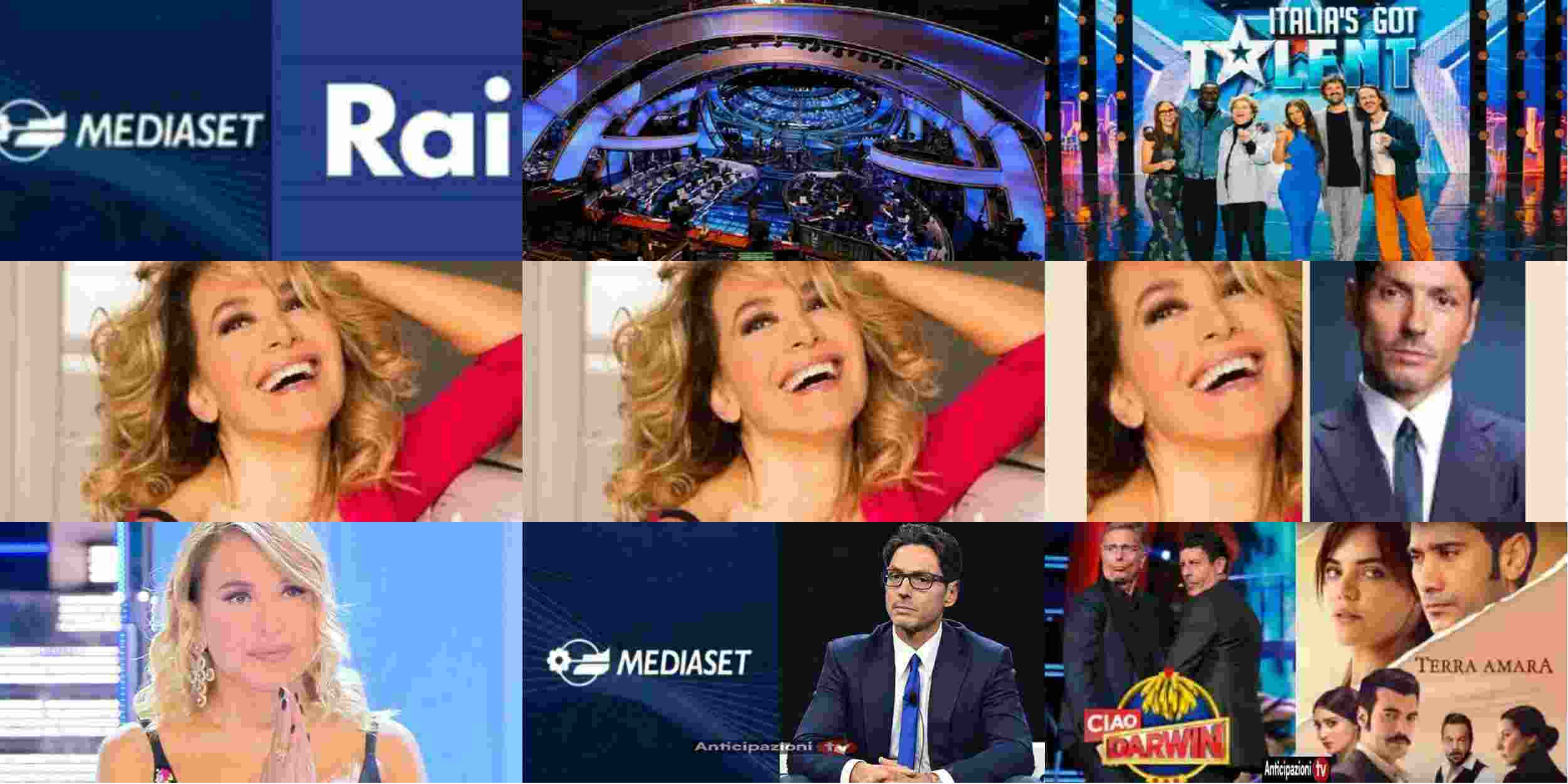 Palinsesti Mediaset e Rai, fuori dieci conduttori molto noti