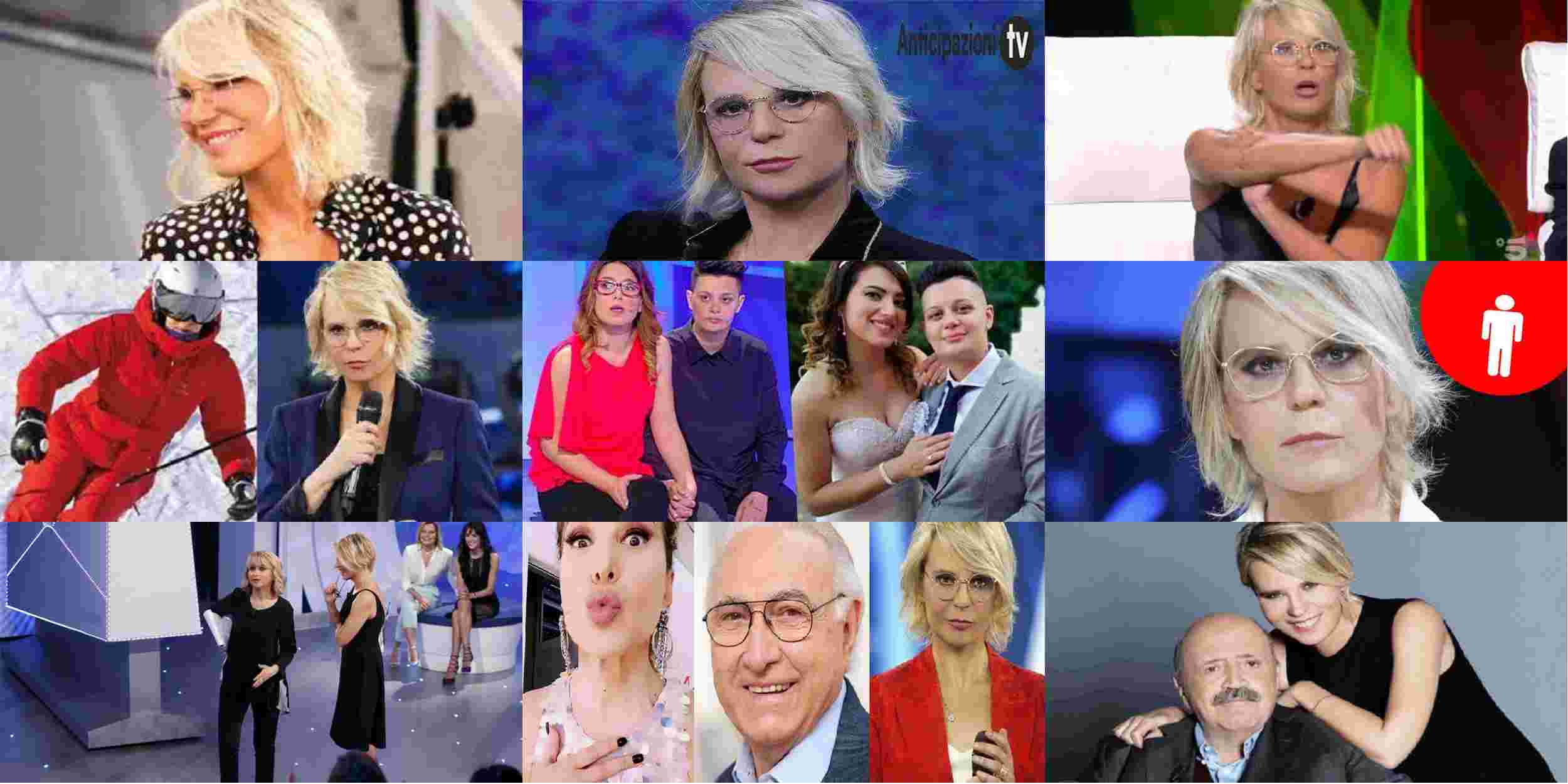 Perchè Maria De Filippi siede sempre sugli scalini?